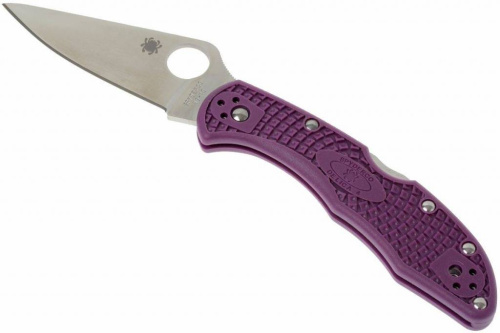 Складной нож Spyderco Delica 4 Flat Ground - 11FPPR фото 10
