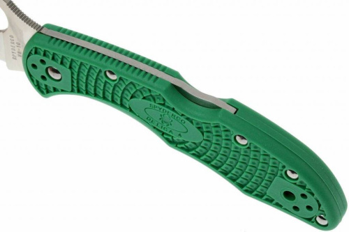 Складной нож Spyderco Delica 4 Flat Ground - 11FPGR фото 6 Складной нож Spyderco Delica 4 Flat Ground - 11FPGR фото 6