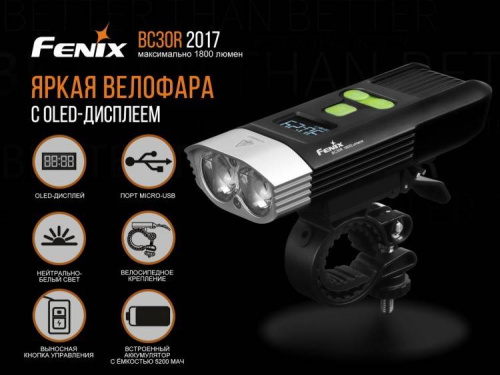 13 Fenix ВелофараBC30R 2017 фото 5 13 Fenix ВелофараBC30R 2017 фото 5