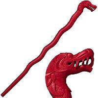  трость- Lucky Dragon Walking Stick Red