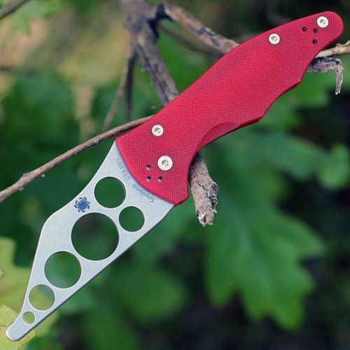 Складной нож Spyderco Yojimbo 2 Red Trainer - 85TR2 фото 2 Складной нож Spyderco Yojimbo 2 Red Trainer - 85TR2 фото 2